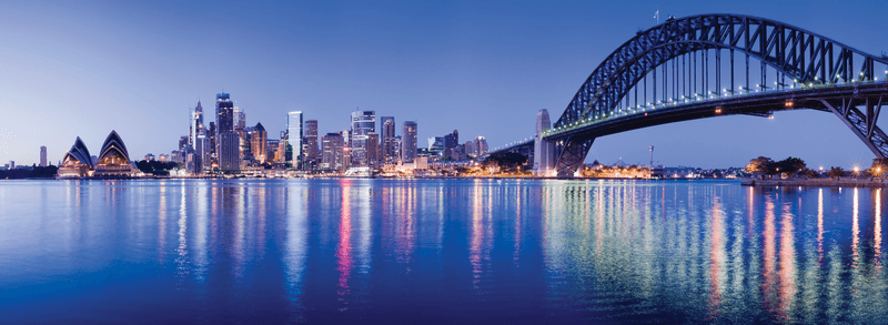 Contrasts of Australia: Rock and Harbour
